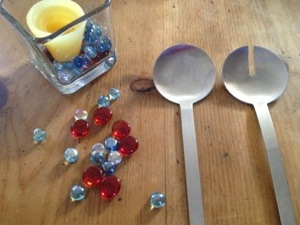 beaded spoons